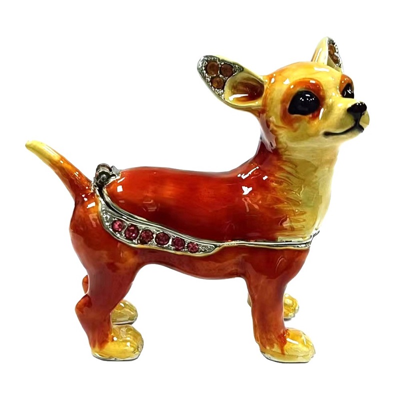 Chihuahua Dog Christmas Easter Jewelry Box  Home Decor Gifts (1)