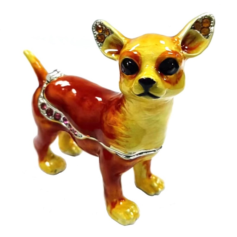 Chihuahua Dog Christmas Easter Jewelry Box  Home Decor Gifts (2)