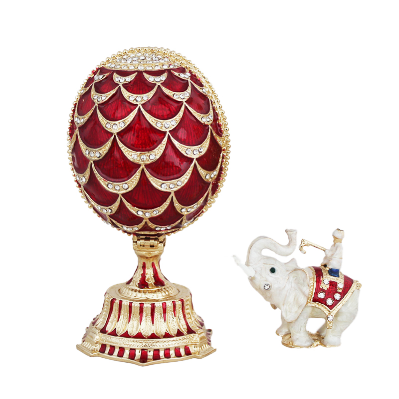 Jewelry Box Can Be Opened And Contains A Souvenir Gift Baby Elephant