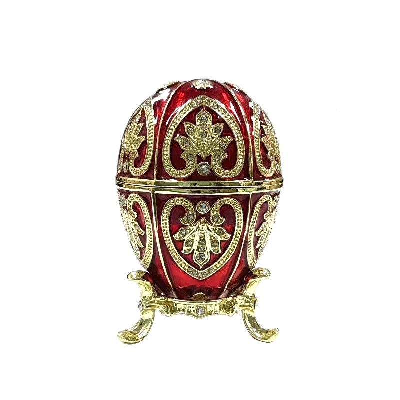 Nordic decoration ornaments home jewelry box gift faberge egg (2)