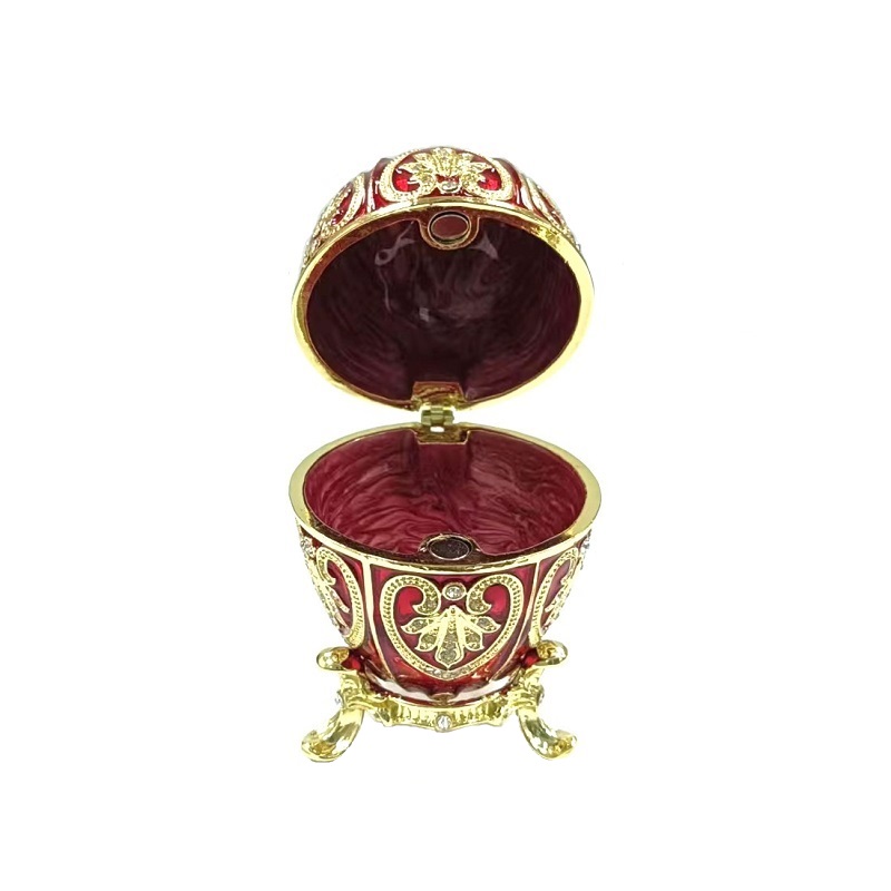 Nordic decoration ornaments home jewelry box gift faberge egg (3)