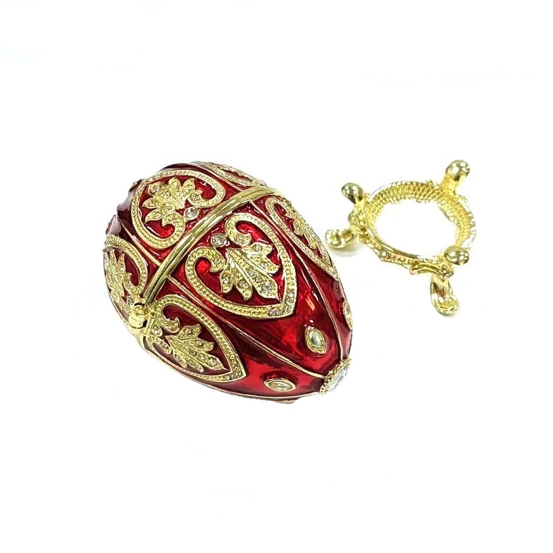 Nordic decoration ornaments home jewelry box gift faberge egg (4)