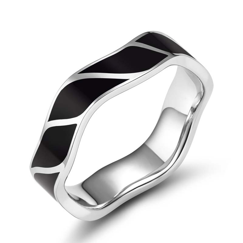 Sterling Silver 925 Fashion Cool Ring with for Man Women Factory Price OEM Accept Customization (1)