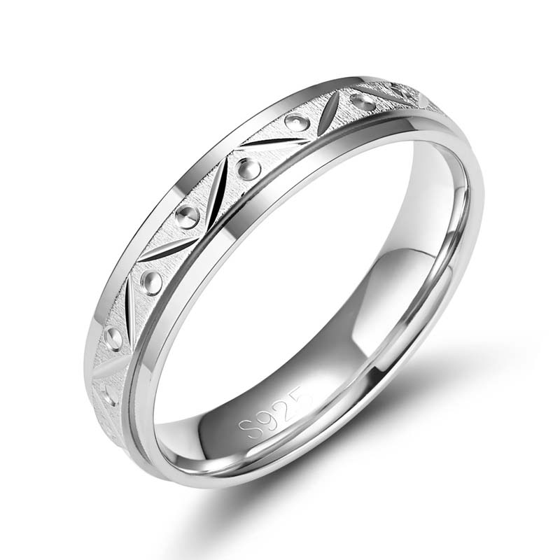 Sterling Silver 925 Fashion Cool Ring with for Man Women Factory Price OEM Accept Customization (20)