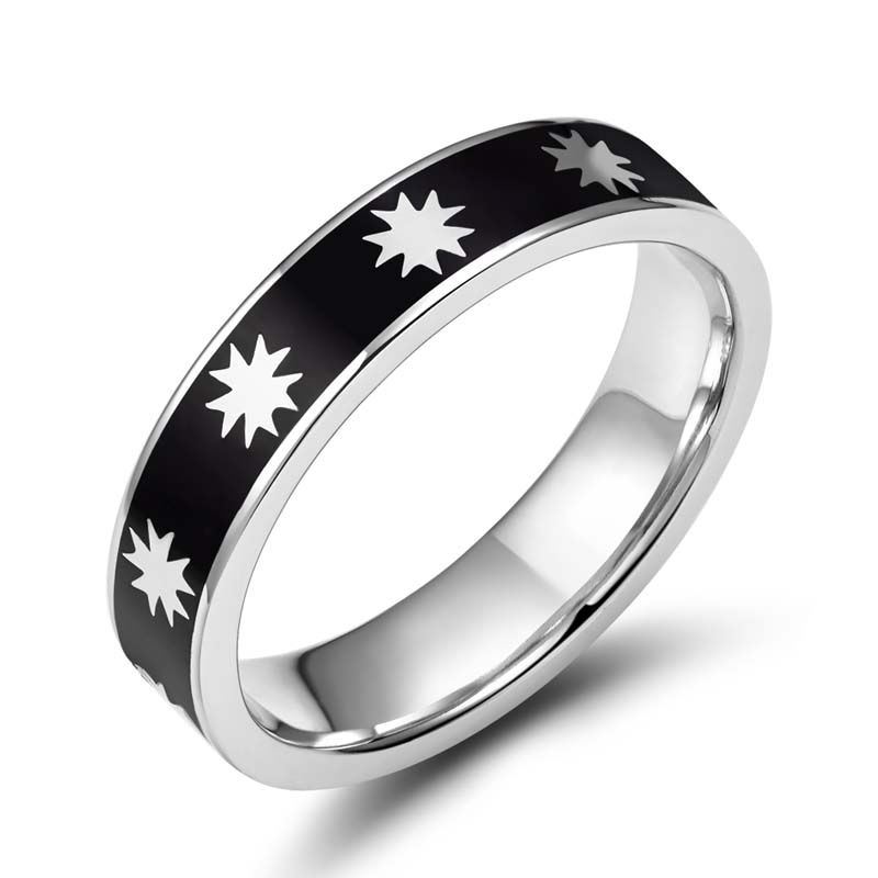 Sterling Silver 925 Fashion Cool Ring with for Man Women Factory Price OEM Accept Customization (31)