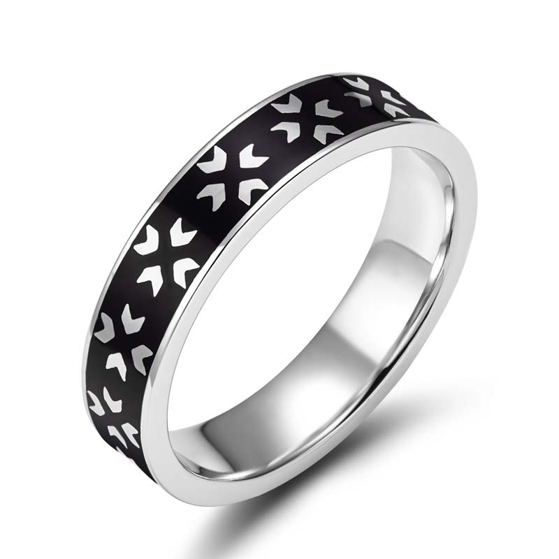 Sterling Silver 925 Fashion Cool Ring with for Man Women Factory Price OEM Accept Customization (35)