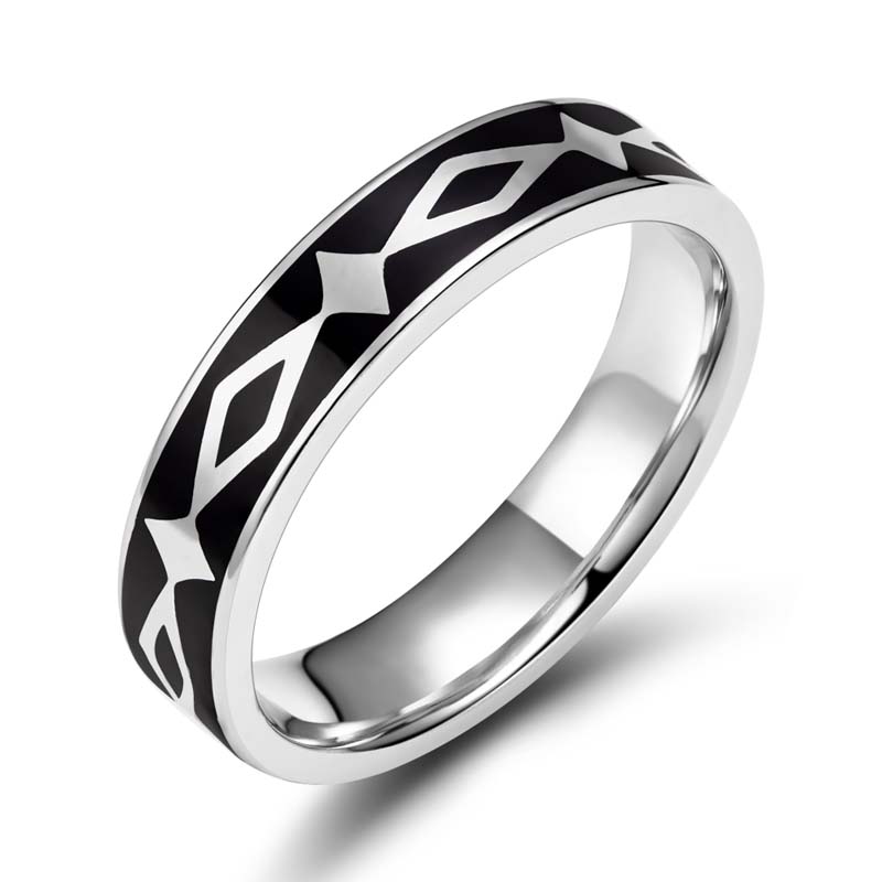 Sterling Silver 925 Fashion Cool Ring with for Man Women Factory Price OEM Accept Customization (39)