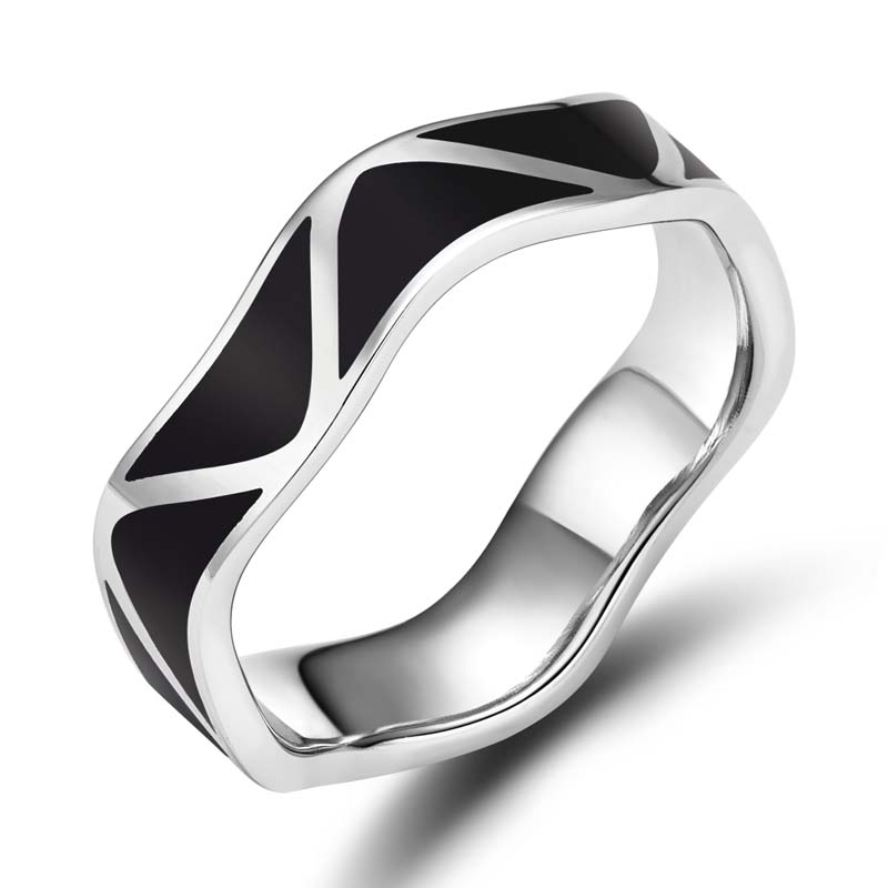 Sterling Silver 925 Fashion Cool Ring with for Man Women Factory Price OEM Accept Customization (43)