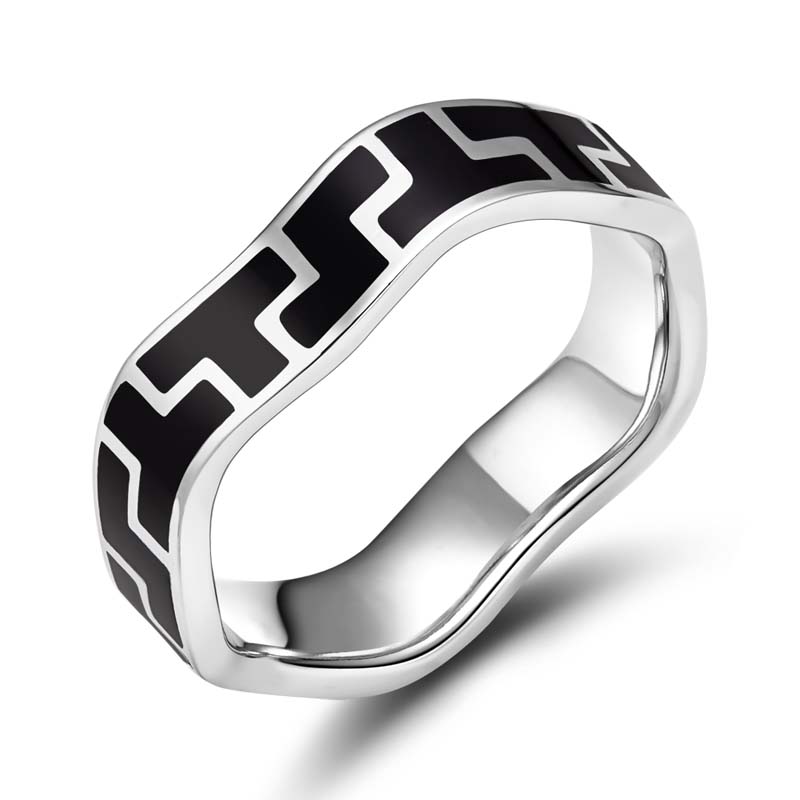 Sterling Silver 925 Fashion Cool Ring with for Man Women Factory Price OEM Accept Customization (45)