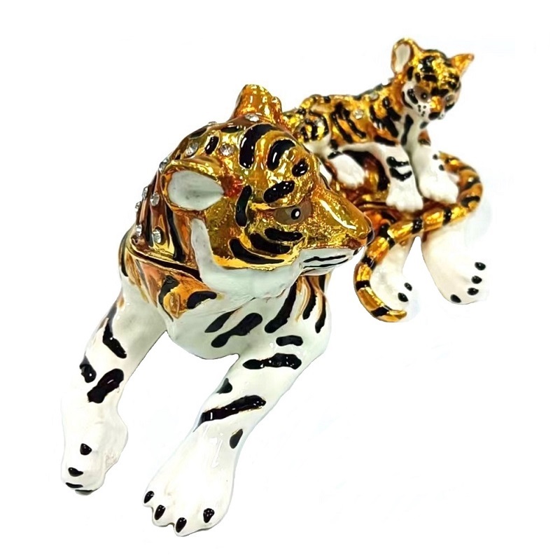 Tiger gifts ornaments home decor jewelry box gift crafts (2)