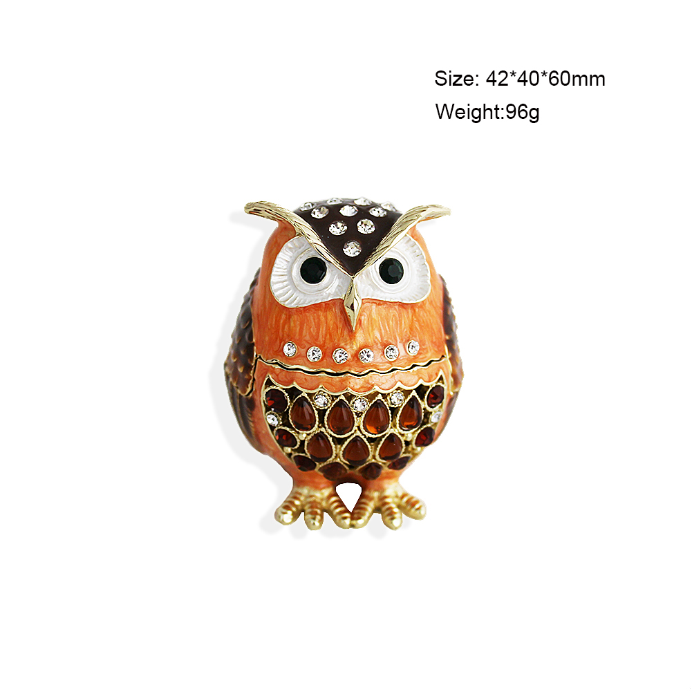 Trinket Box owl Metal Handicraft Decoration Home Decor Gifts (1)