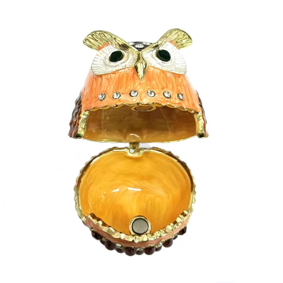 Trinket Box owl Metal Handicraft Decoration Home Decor Gifts (3)