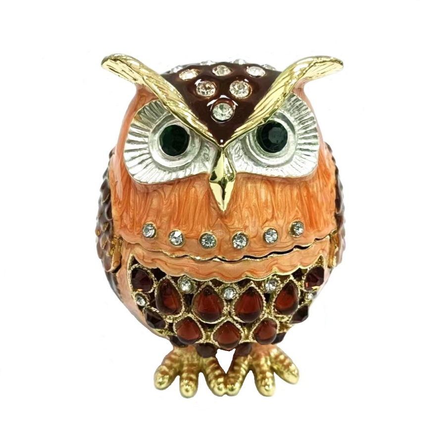 Trinket Box owl Metal Handicraft Decoration Home Decor Gifts (4)