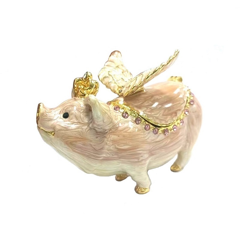 cute pig Creative gifts decoration ornaments home furnishings jewelry box gift crafts Exquisite  (1)