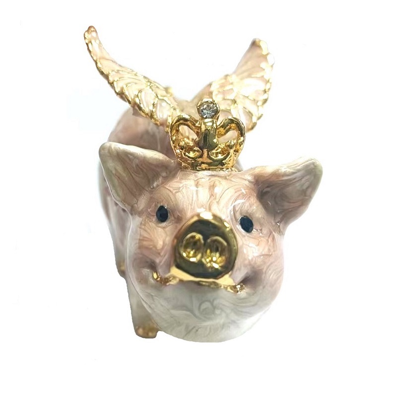 cute pig Creative gifts decoration ornaments home furnishings jewelry box gift crafts Exquisite  (2)