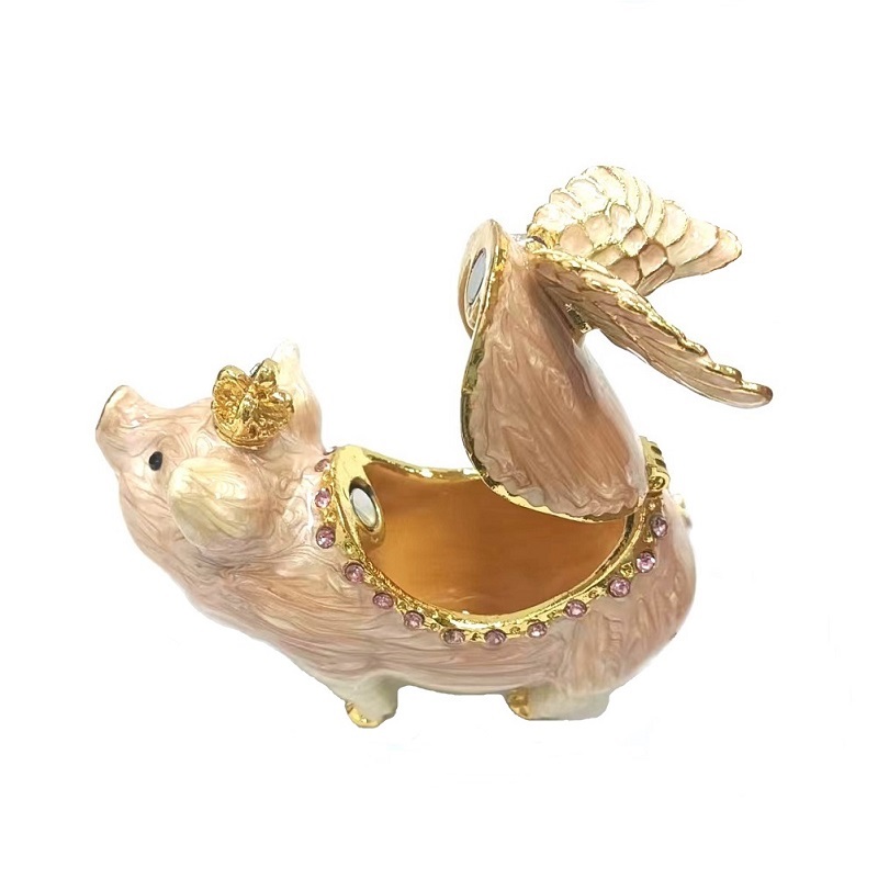 cute pig Creative gifts decoration ornaments home furnishings jewelry box gift crafts Exquisite  (4)