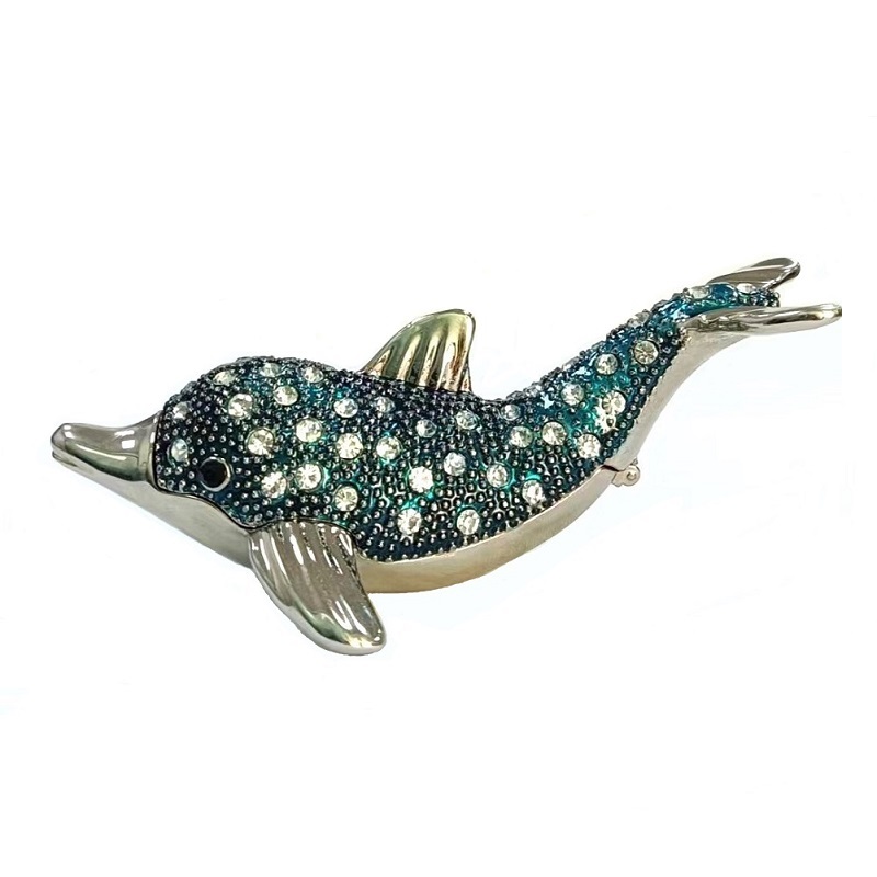 gifts Nordic decoration ornaments home furnishings dolphin jewelry box  (2)