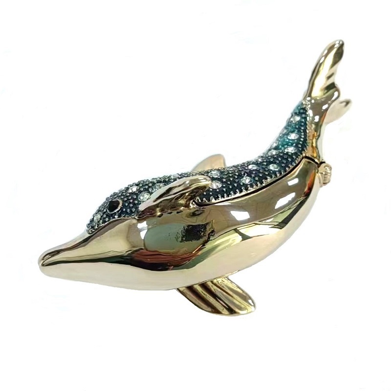 gifts Nordic decoration ornaments home furnishings dolphin jewelry box  (4)