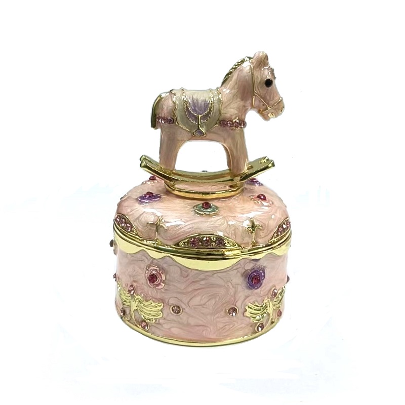 horse luxury jewellery box home decor cute (3)