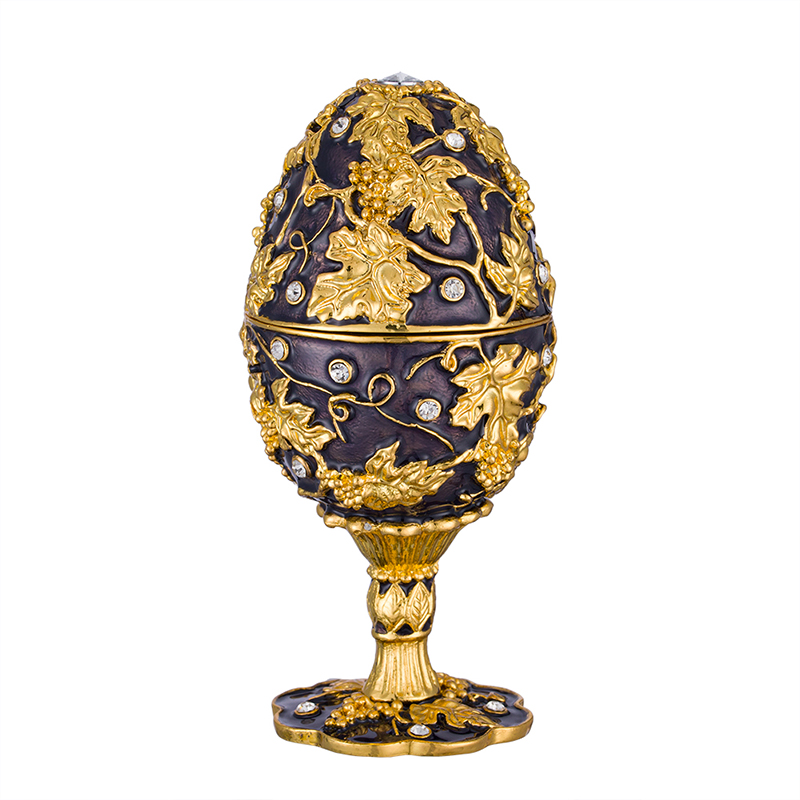 luxury faberge egg jewellery box music box noble women home decor (1)