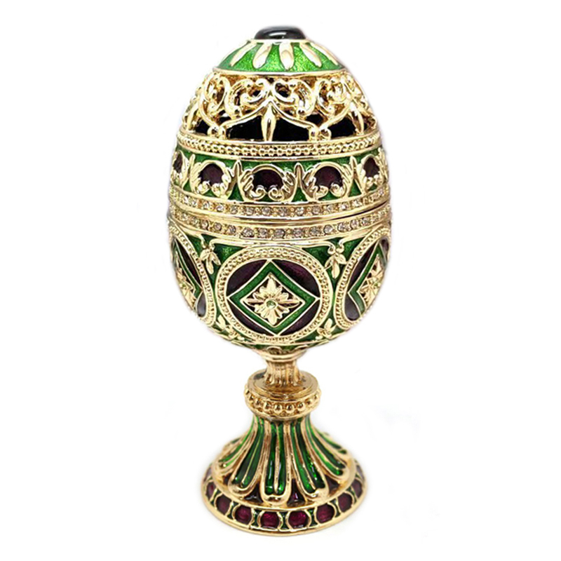 luxury faberge egg jewellery box music box noble women home decor (1)