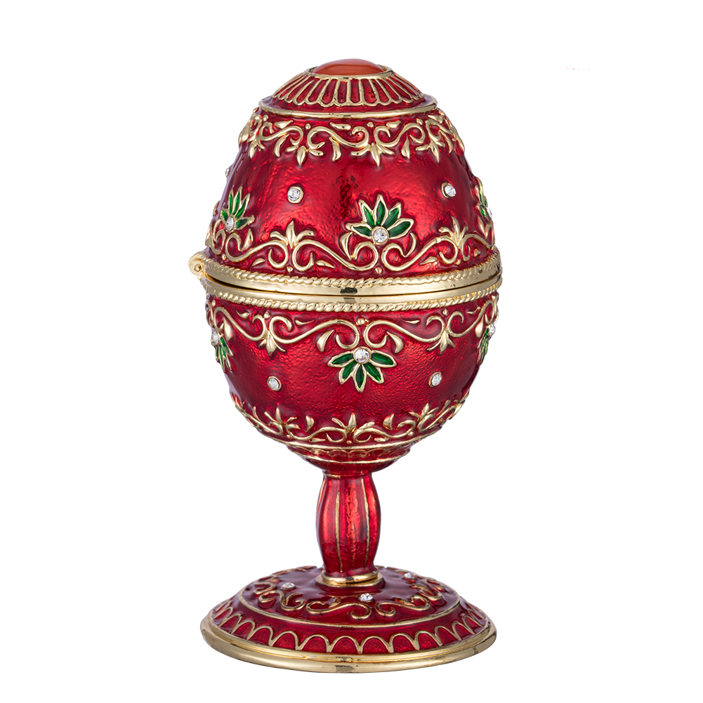 luxury faberge egg jewellery box music box noble women home decor (2)