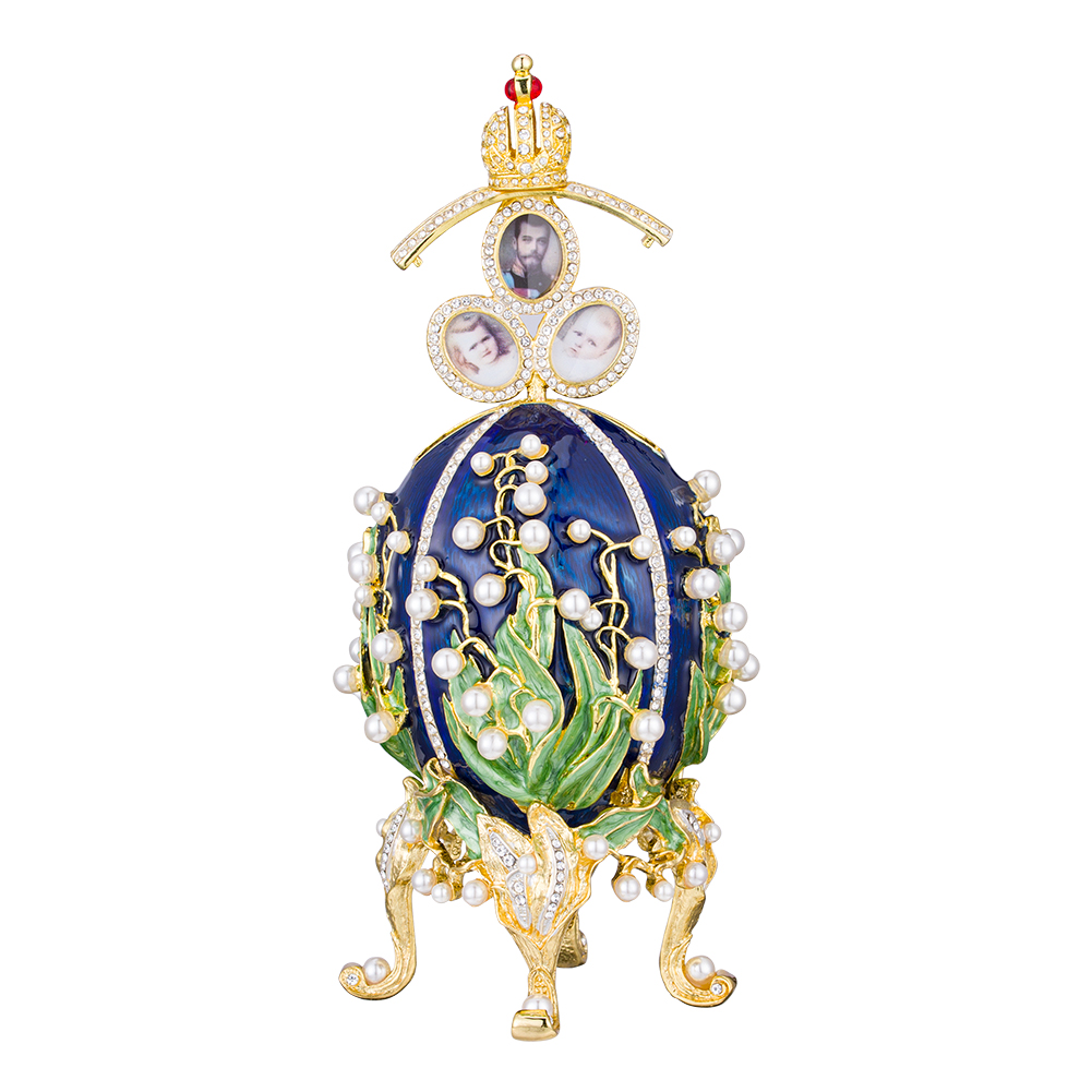 luxury faberge egg jewellery box music box noble women home decor  (2)