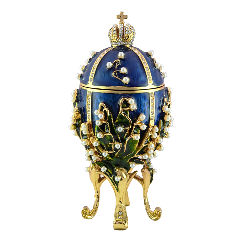 music box Decoration  egg faberge fashion gift Grape Vine Jewelry Luxury picture russian vintage zinc alloy (6)