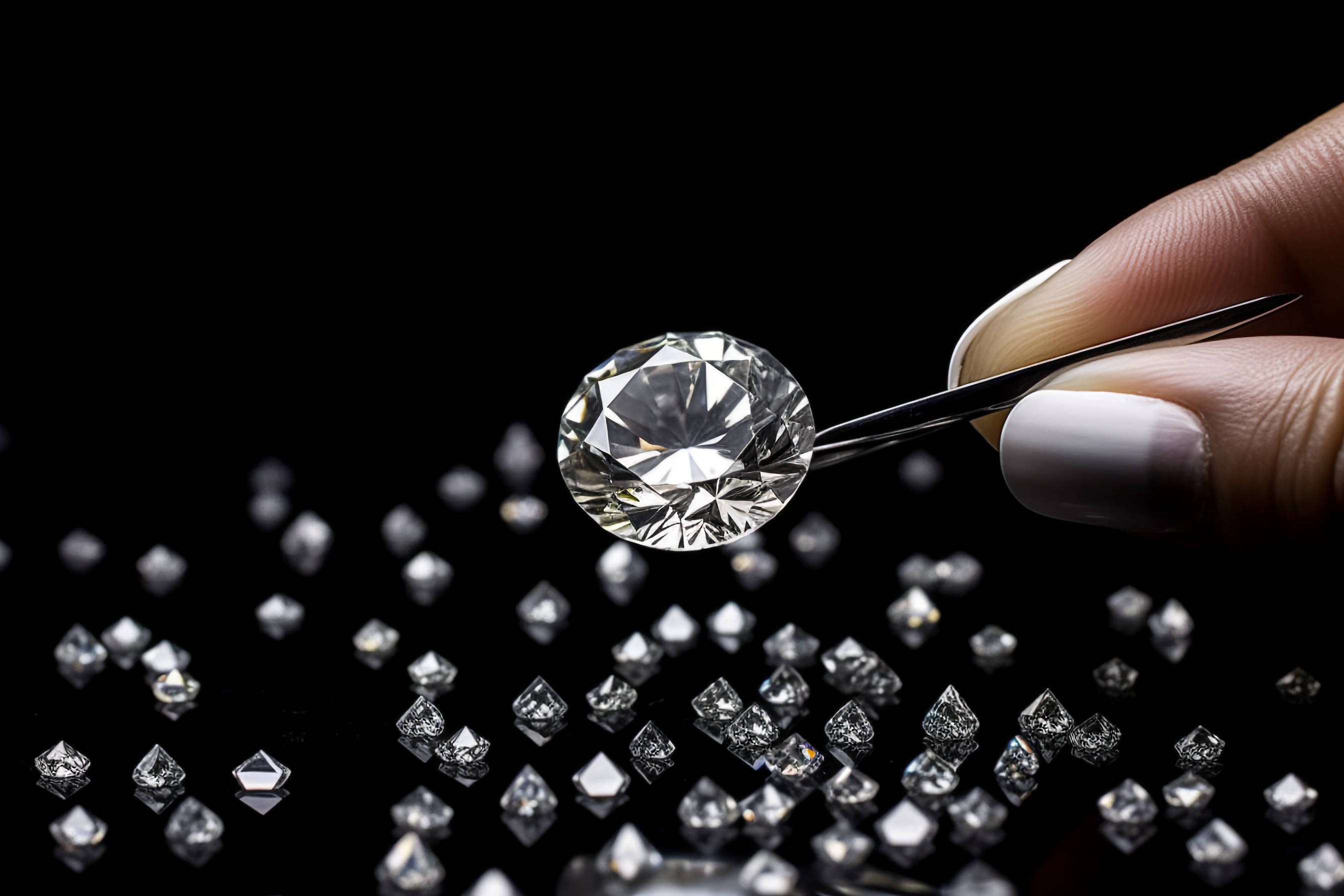 natural diamond price decline cultivated diamond market growth De Beers diamond price cuts diamond industry trends 2023 rough diamond prices 2022-present diamond sales decline consumer preference shift from d (3)